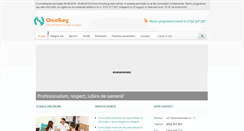 Desktop Screenshot of oncosurg.ro